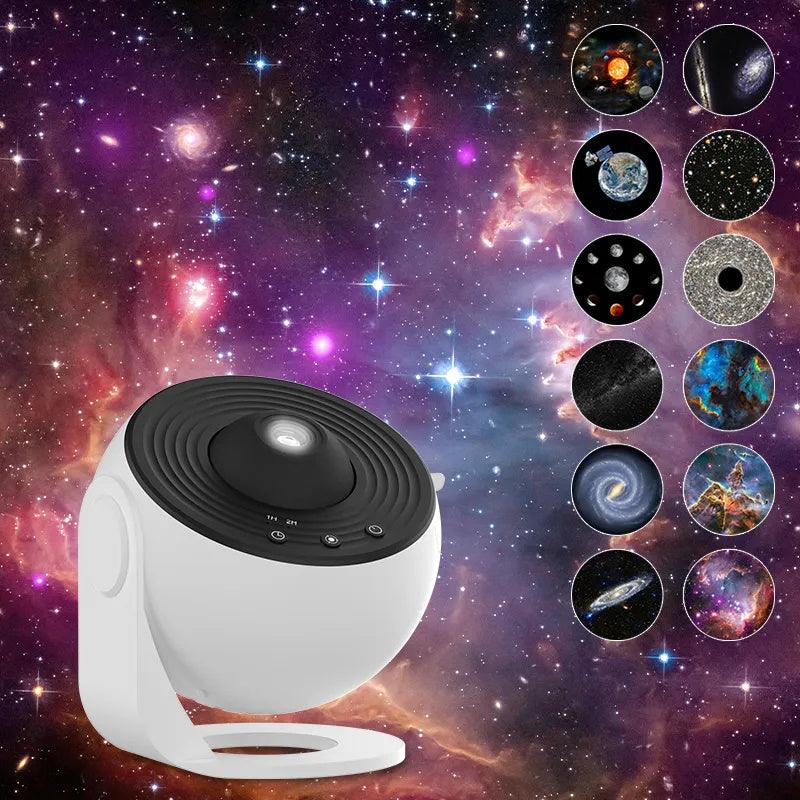 Night Light Galaxy Projector Starry Sky Projector 360 Rotate Planetarium Lamp For Kids Bedroom Valentines Day Gift Wedding Deco - Twinsupliers