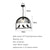 Nordic Bird Lights Bedroom Dining Room Pendant Lamp Amercian Country Droplight Kitchen Restaurant Headlight Cafe Chandelier - Twin suppliers 