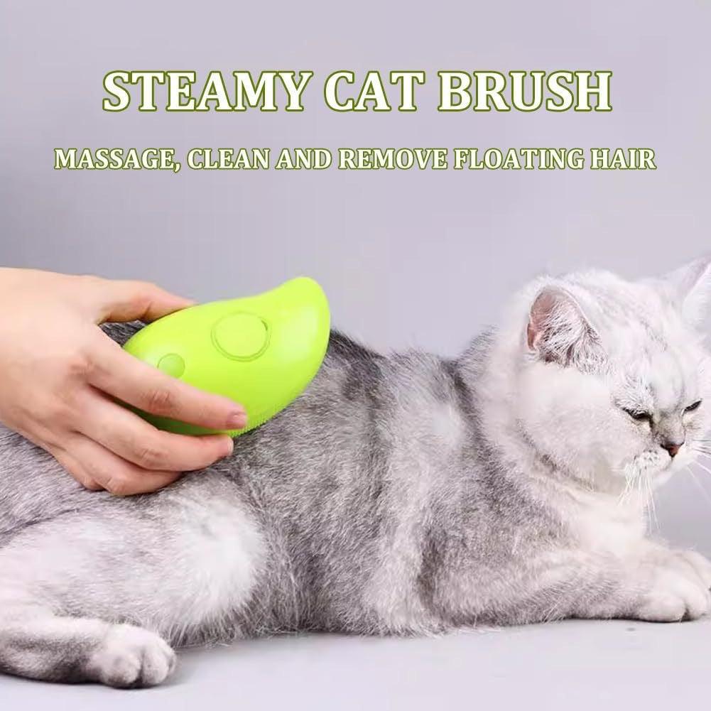 Pet Electric Spray Massage Comb Steam Brush - Twin suppliers 