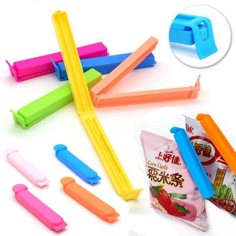 Portable New Kitchen Storage Food Snack Seal Sealing Bag Clips Sealer Clamp Plastic Tool Kitchen Accessories Wholesale - Twinsupliers