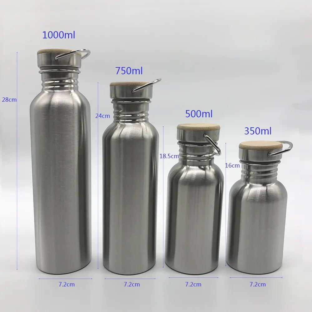 Portable Stainless Steel Water Bottle with handle - Twin suppliers 