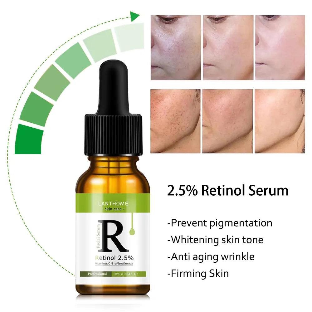 Retinol Serum Anti Wrinkle Fade Dark Spots Vitamin C Facial Serum Whiten - Twin suppliers 