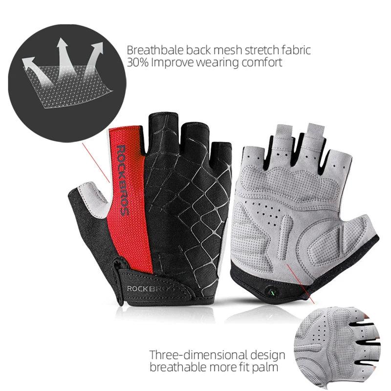 Shockproof Breathable MTB Mountain Bicycle Sports Gloves - Twin suppliers 