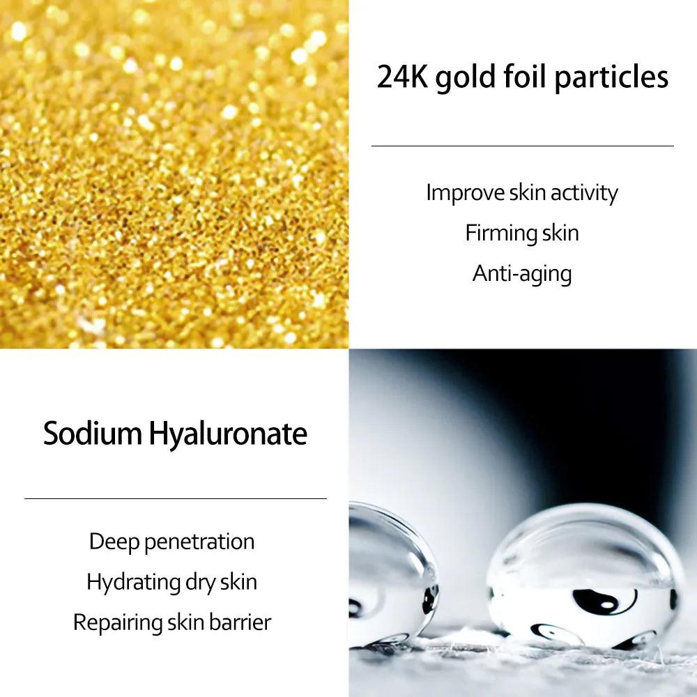 Skincare Product 24K Gold Niacinamide Face Serum Anti Aging Hyaluronic - Twin suppliers 