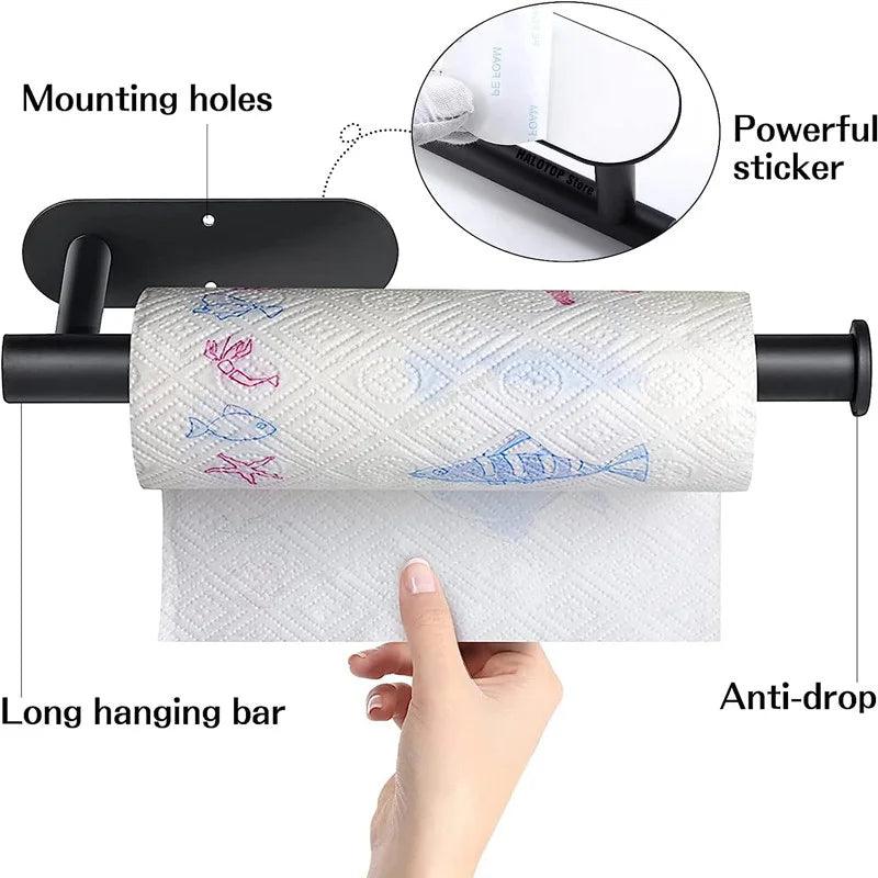 Toilet Paper Holder Bathroom Wall Mount Storage Stand - Twinsupliers