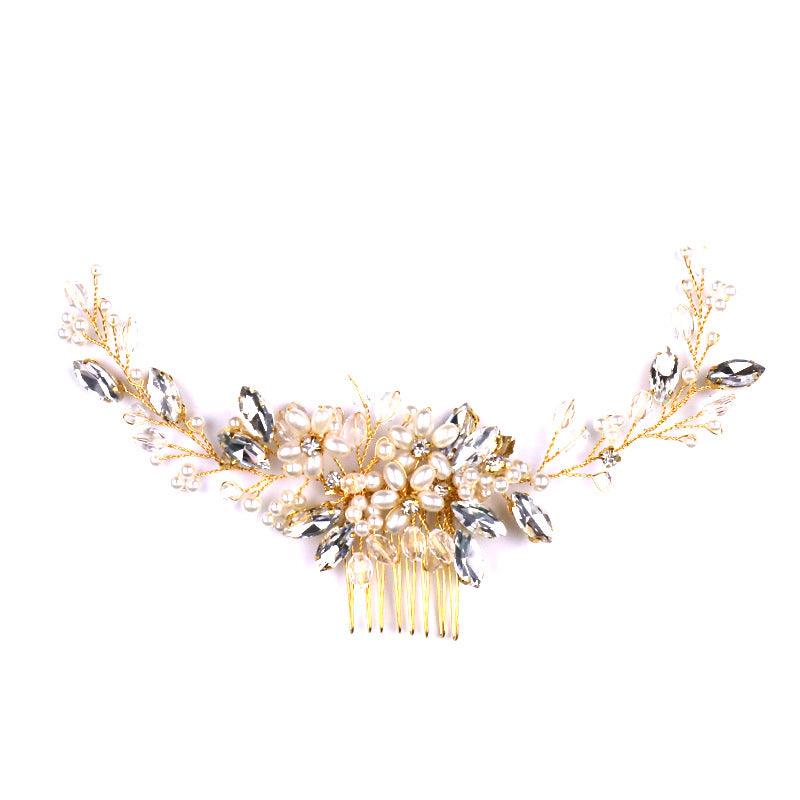 Tuoming Headdress Best Seller In Europe And America Pearl Hair Comb Wedding Dress Accessories Updo Hair Accessories Bridal Ornament - Twinsupliers