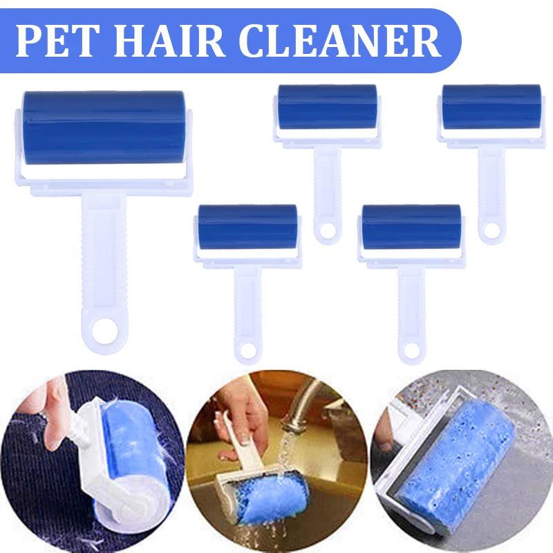 Washable Lint Sticking Roller Dust Cleaner for Clothes Pet Hair Cleaning Reusable Household Dust Wiper Cleaning Tools 1-5PCS - Twinsupliers