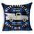 WZH Christmas Pillowcase Blue Plaid Art Deco Cushion Cover Sofa Home Christmas Gift 45cm*45 cm - Twinsupliers