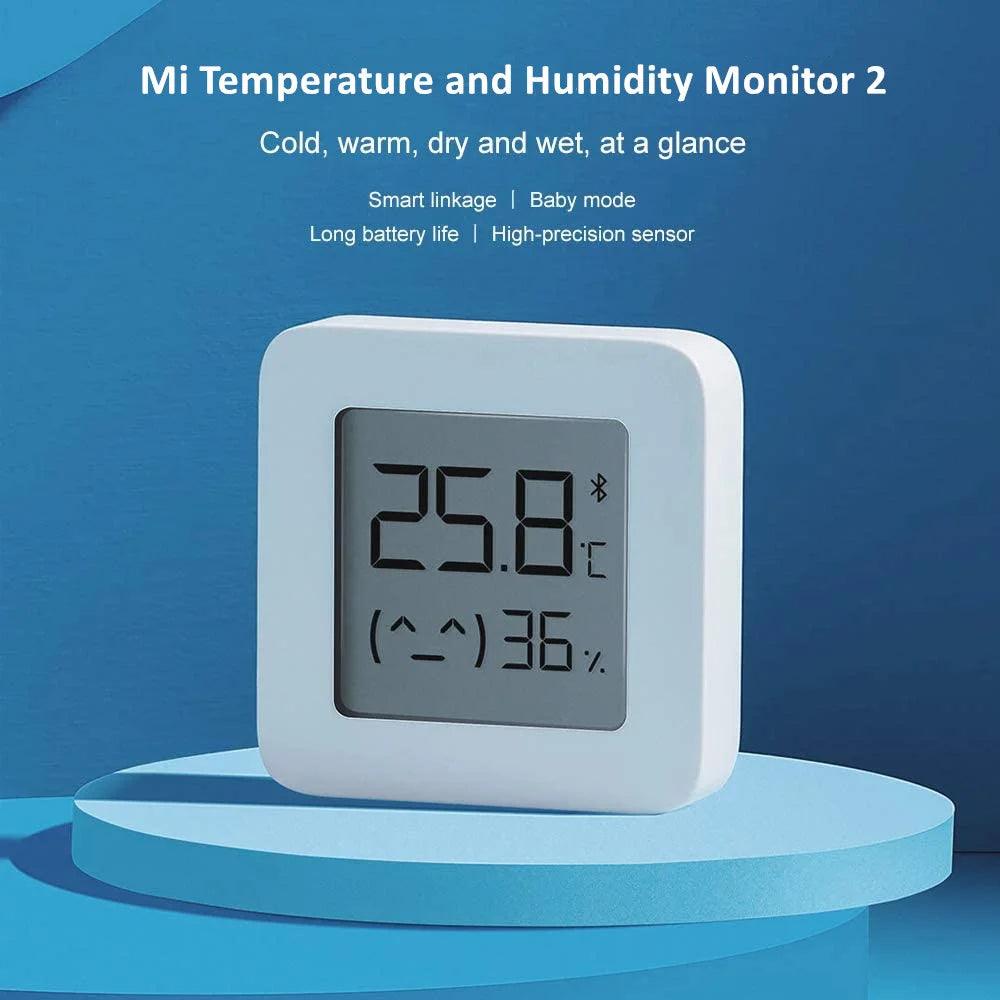 XIAOMI Mijia Bluetooth Thermometer 2 Smart Electric Digital Hygrometer Thermometer Humidity MonitorWork with Mijia APP Sensor - Twin suppliers 