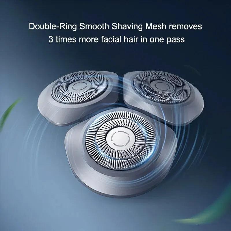 XIAOMI MIJIA S101 Men's Electric Shavers Dry Wet Shaving Beard Trimmer Trimer Cutter Portable Razor Razors Hair Cutting Machine - Twin suppliers 