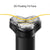 XIAOMI MIJIA S300 Electric Shaver Dry Wet Shavers Triple Blade IPX7 Waterproof Beard Trimmer trimer Cutter For Men Razor Machine - Twin suppliers 