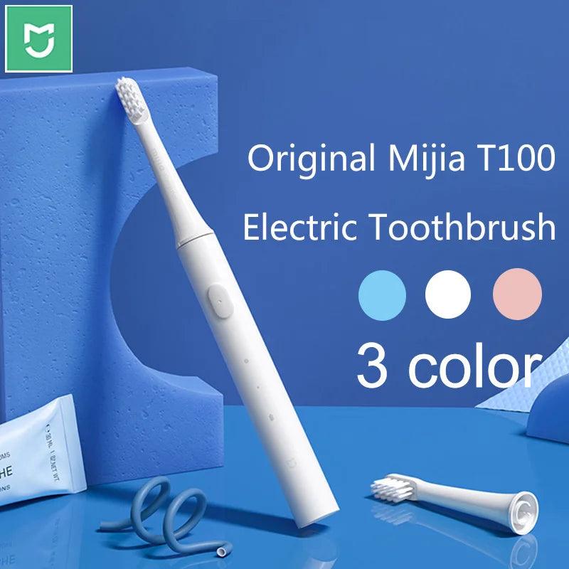 Xiaomi Mijia Sonic Electric Toothbrush Cordless T100 USB Rechargeable Toothbrush Waterproof Ultrasonic Automatic Tooth Brush - Twin suppliers 