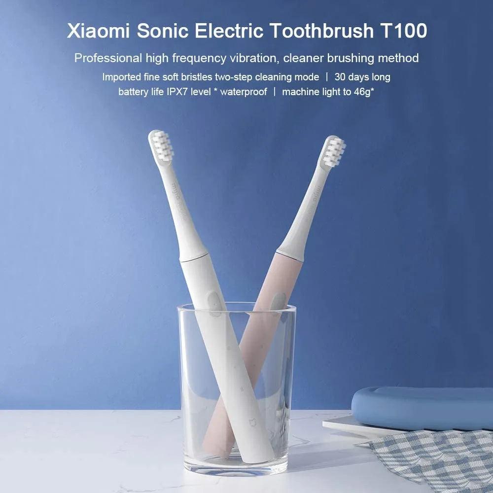 Xiaomi Mijia T100 Sonic Electric Toothbrush Mi Smart Tooth Brush Colorful USB Rechargeable IPX7 Waterproof For Toothbrushes head - Twin suppliers 