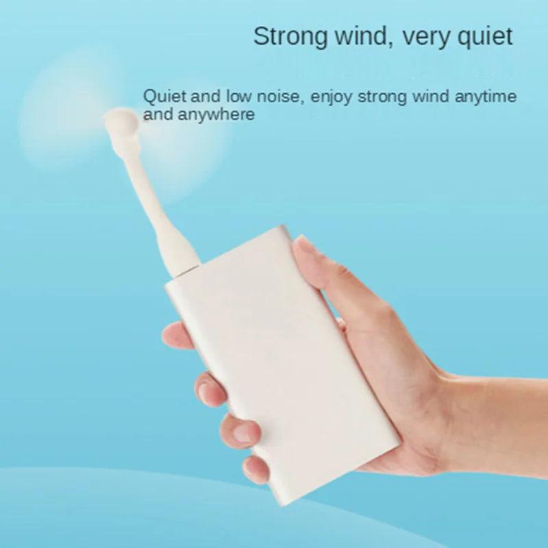 Xiaomi Mijia ZMI Ventilador Mini USB Fan Flexible portable Removable USB Fan For Power Bank Notebook Computer Summer Gadget - Twin suppliers 