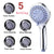 Zhangji 5 Function Round Rain Shower Head Set with Shower Hose Shower Holder For Bathroom Top Quality Two colors Send Randomly - Twinsupliers